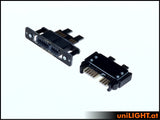CABLE connector, 6P4S contacts
