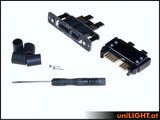 CABLE connector, 6P4S contacts