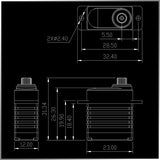 CLS2035HHV--20g 5.5kg.cm,digital,metal gears mini servos