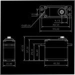 BLS3511S--83g 35kg,digital,steel gears waterproof servo,