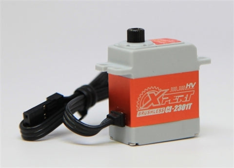 XPERT RC MICRO CI-2301T-HV 450 CLASS HELICOPTER MICRO SIZE ALUMINUM CASE 'SUPER SPEED" TAIL NARROW BAND SERVO